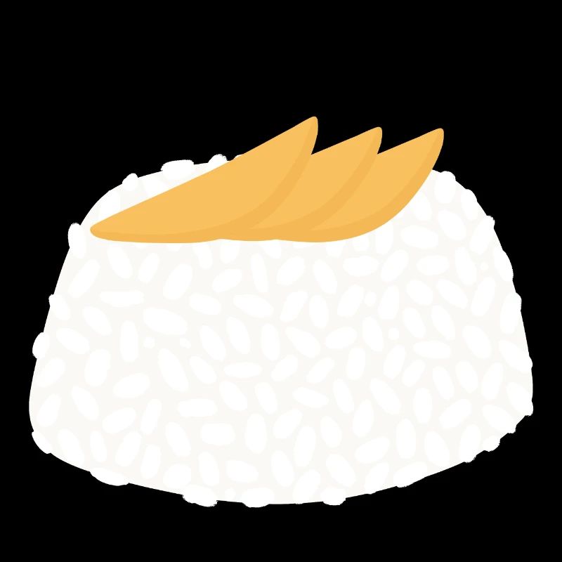 Riz gluant à la mangue