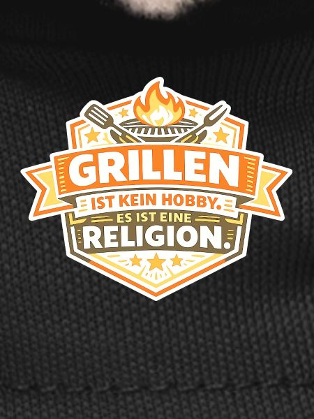 Barbecuing is religion – BBQ motif