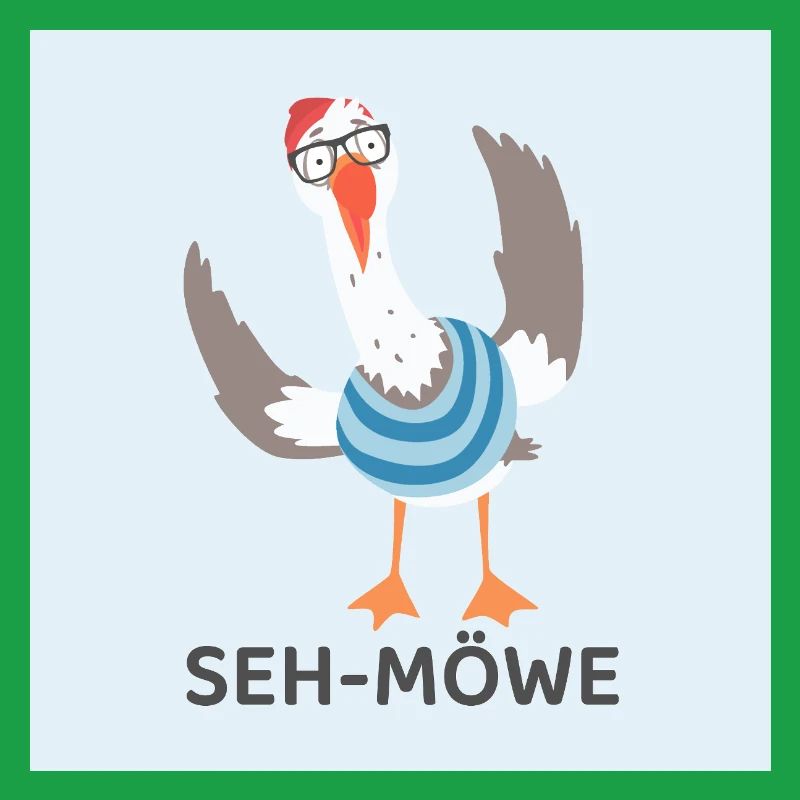 SEH-MÖWE – Lustige Möwe