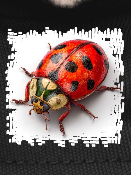 Red Ladybug Pattern Shirt