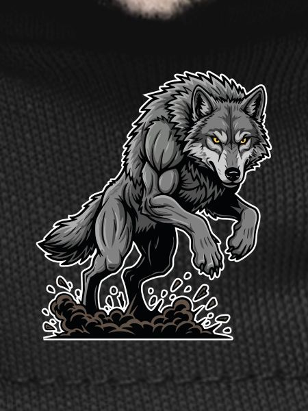 Werewolf Mighty Racing Mascot Wolf