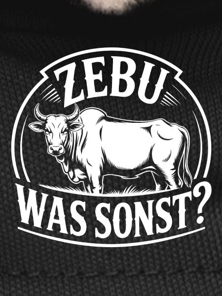 Zebu What else? Round badge
