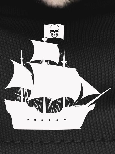 Pirate Ship Silhouette