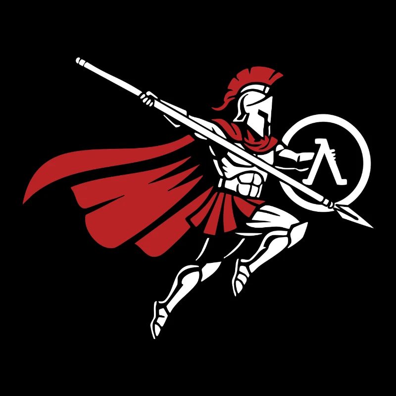 Spartan Spear Jump Maskottchen Spartan Strike