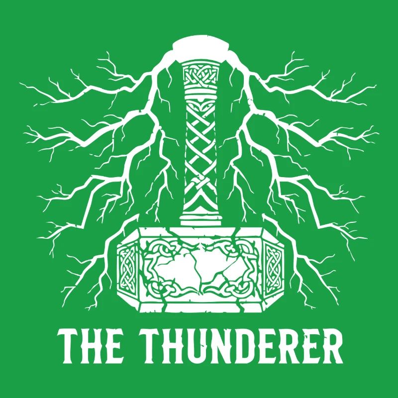 The Thunderer Thor's Hammer Mjölnir Lightning