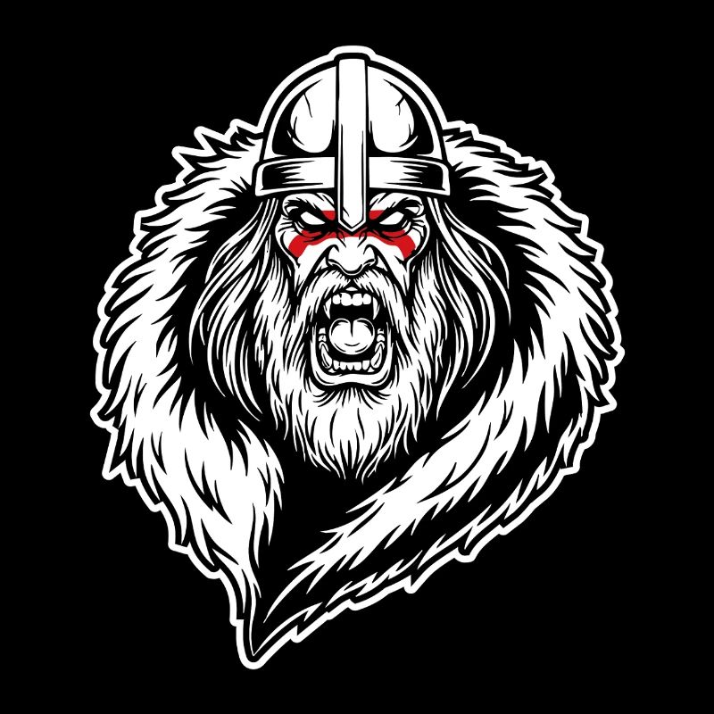 Wikinger Warcry Berserker Fury Nordisches Maskottchen