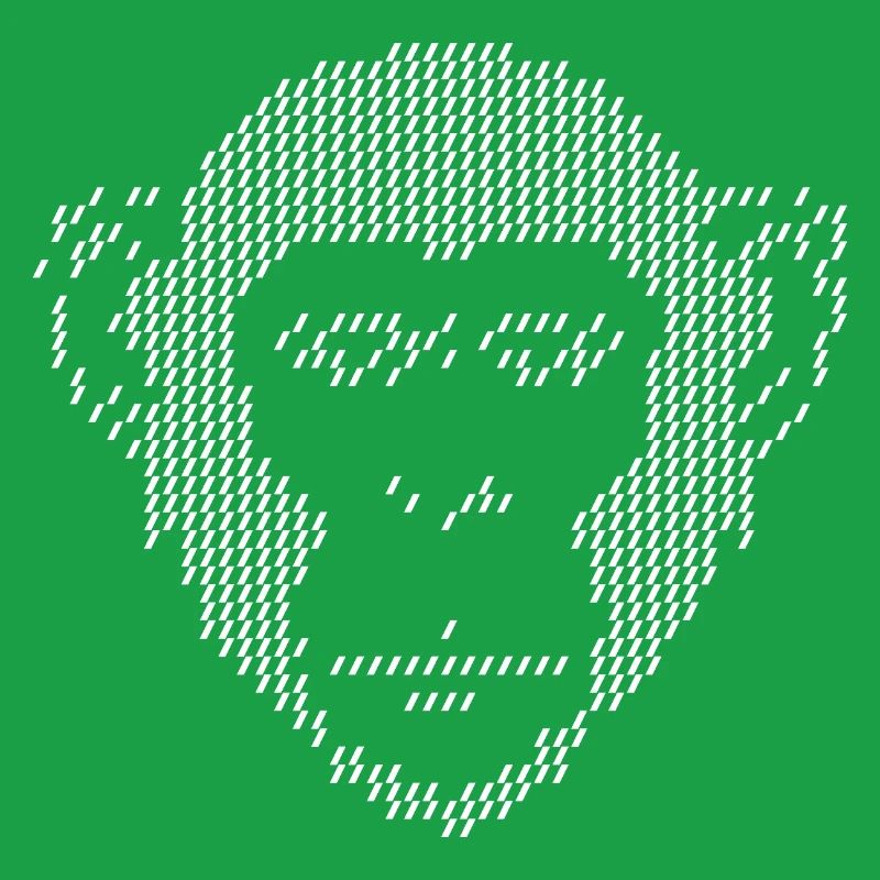 Art en demi-ton Pixel Monkey