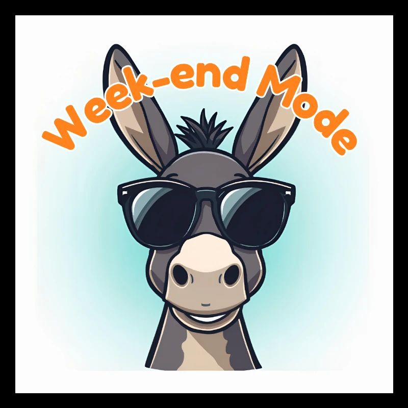 Âne Week-end Mode