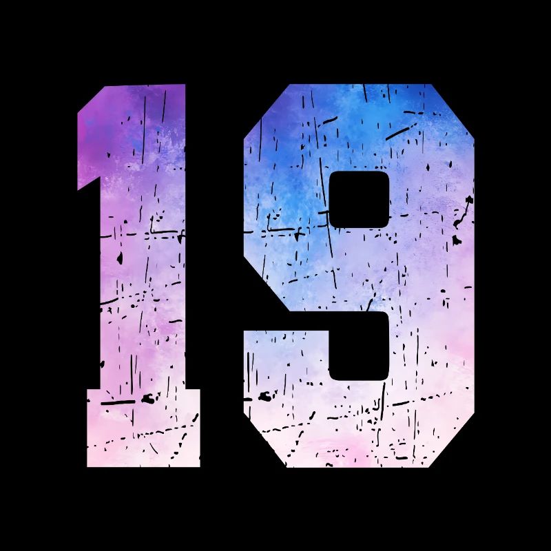 numéro 19 – Cadeau anniversaire 19 ans