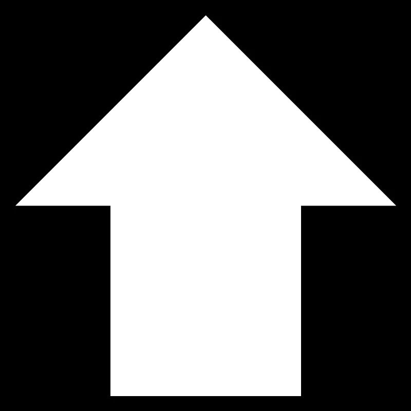 Pfeil-oben-Schild