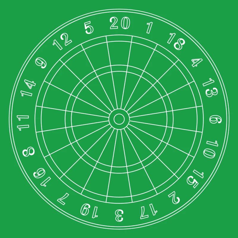 Cible de fléchettes – Dartscheibe