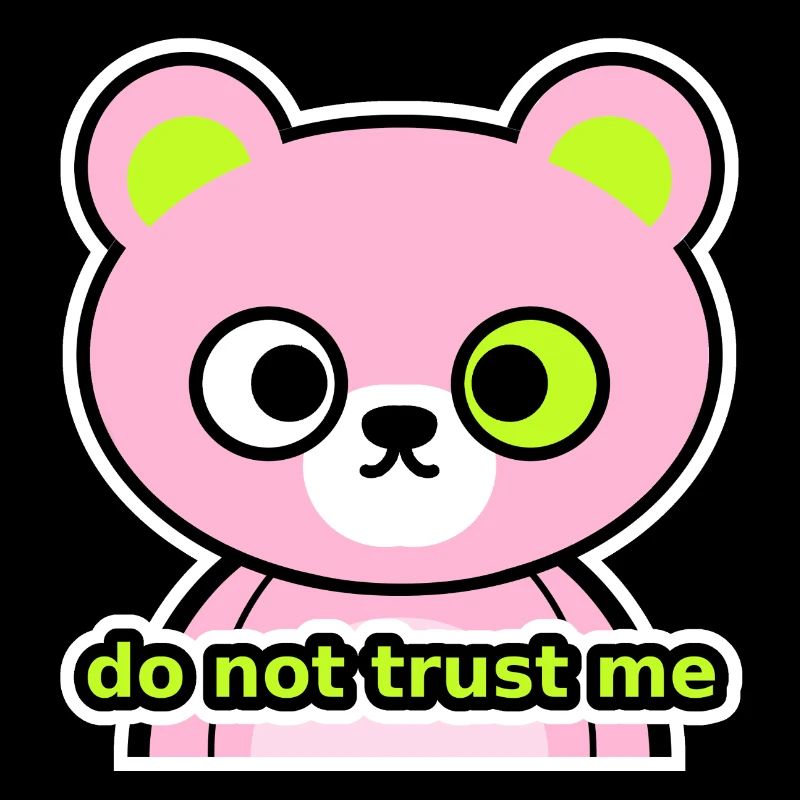 Neon Rebel Bär – Do Not Trust Me