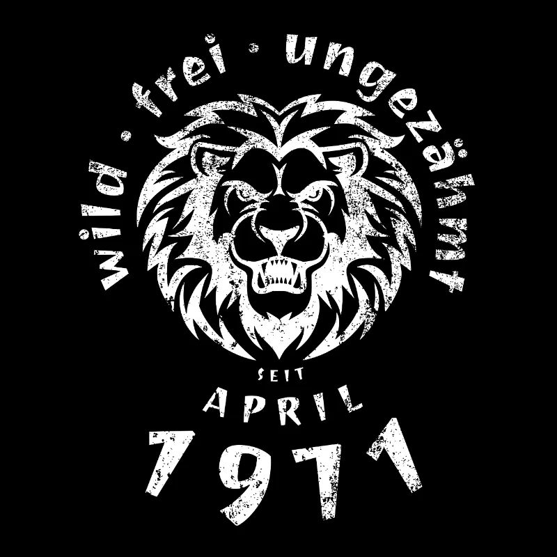 55. Geburtstag Wild, frei, ungezähmt seit 04/1971