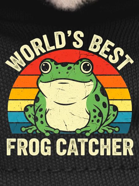 Weltbester Froschfänger Retro-Design
