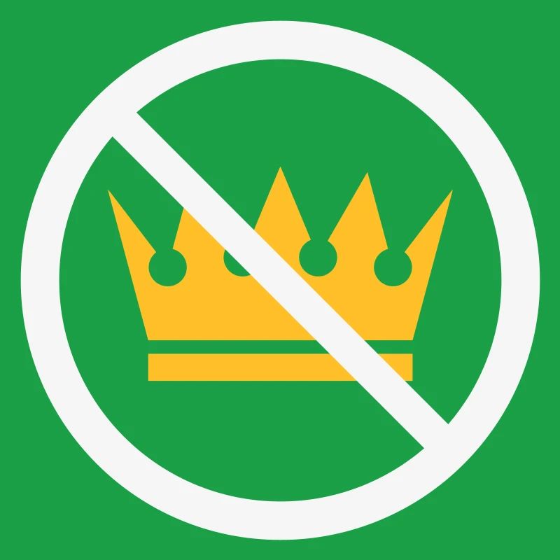 Pas de rois ! (Panneau de protestation / NEG 2C)