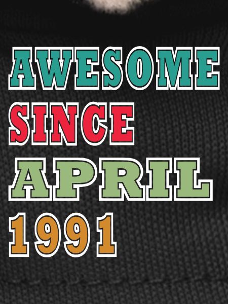 Retro April 1991 Anniversary
