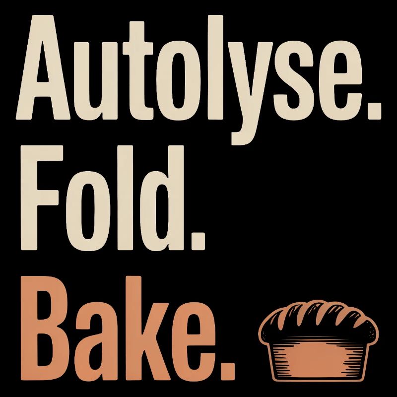 Pain à autolyse plié à la pâte