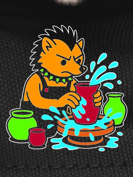 Pottery Pup Splash