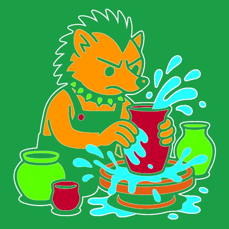Pottery Pup Splash