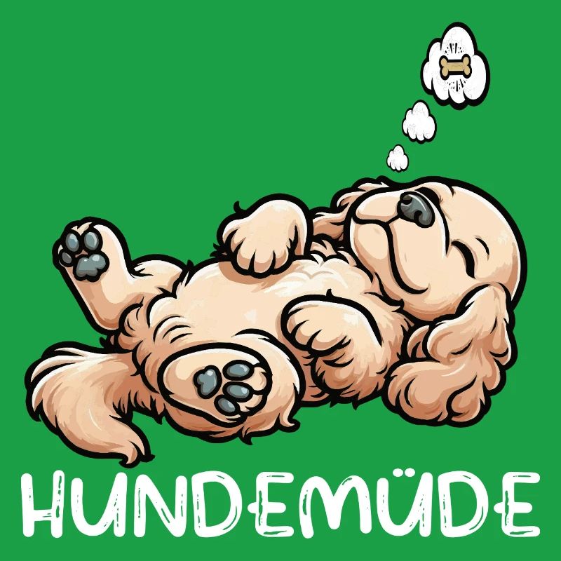 Hundemüde Cocker Spaniel Cockerhund Cockerbesitzer