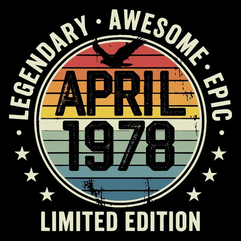 Édition Limitée Avril 1978 - Design Vintage 1978