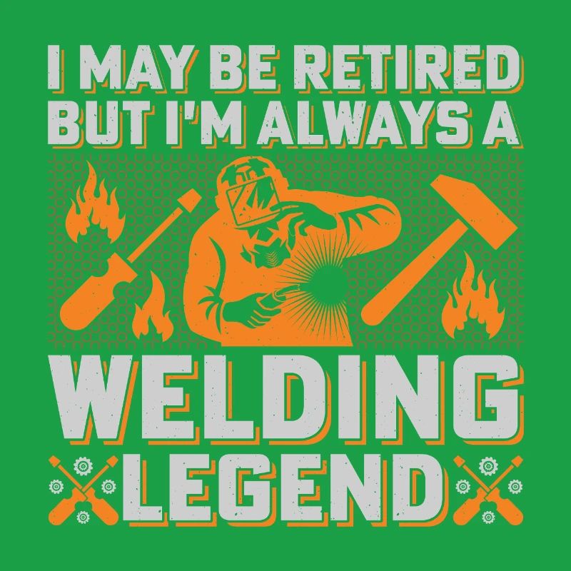 Welding Legend: Flames & Tools Welders