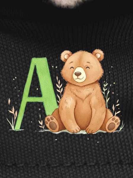 Alphabet Bear with Capital A