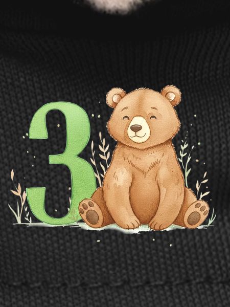 Little Bear with Number Three