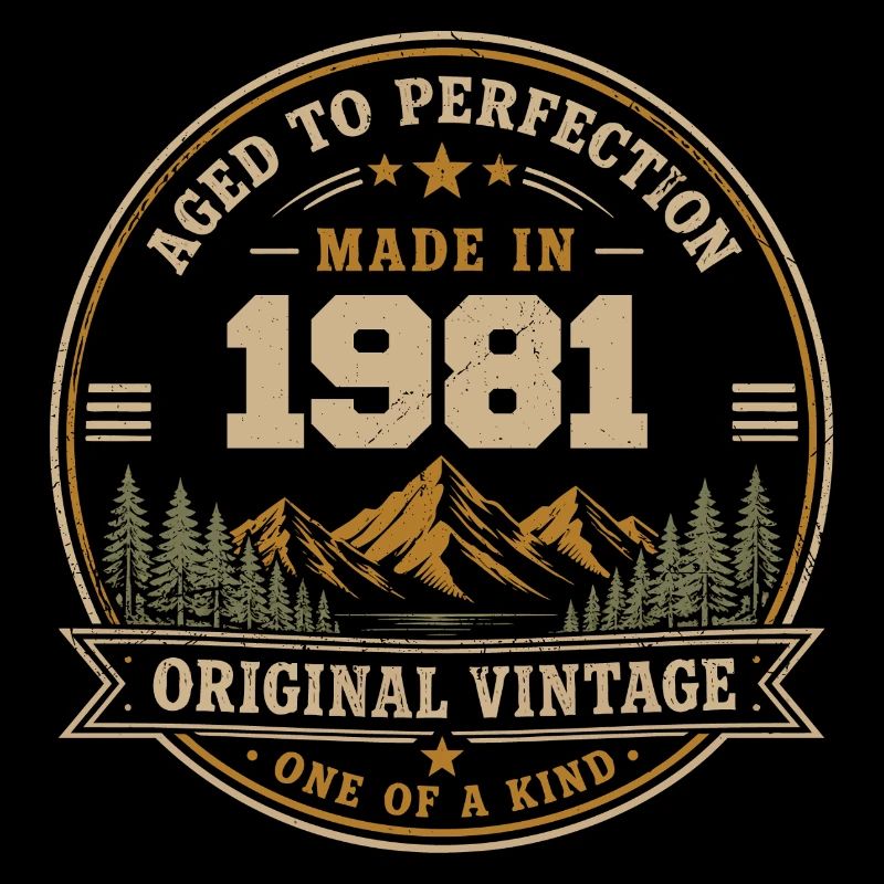 1981 Rétro 1981 Vintage 1981 Cadeau 1981