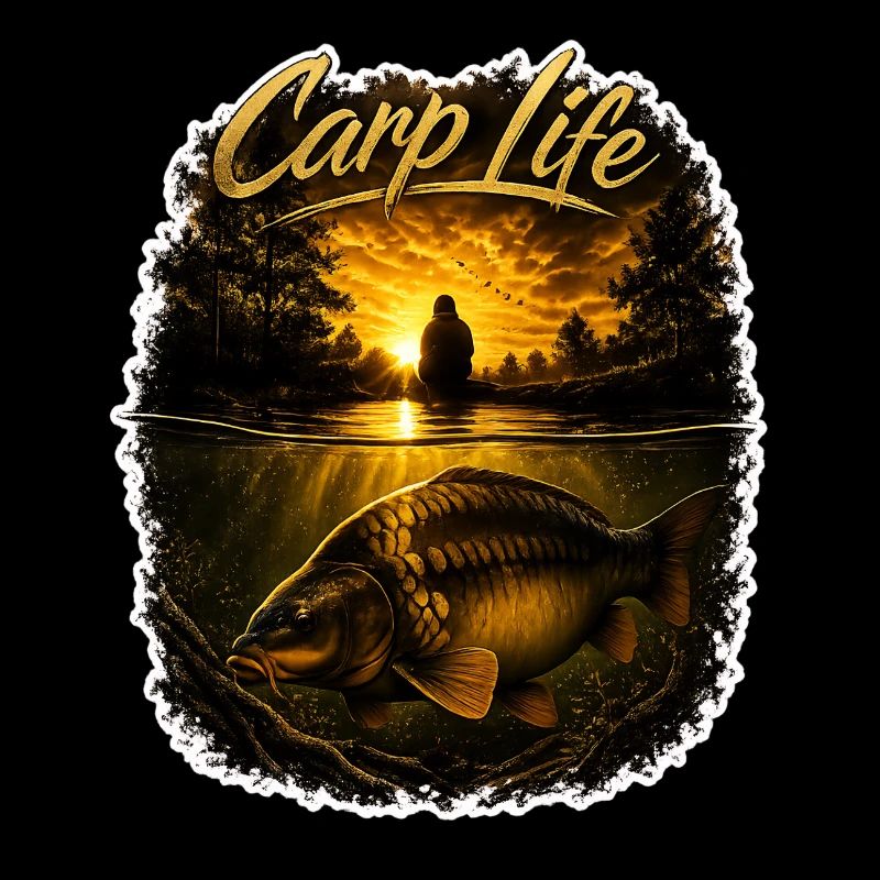 Carp Life Sunset – Conception audacieuse de la pêche à la carpe