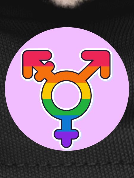 Transgender Pride Rainbow Symbol
