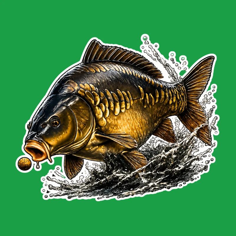 Conception de la pêche à la carpe miroir