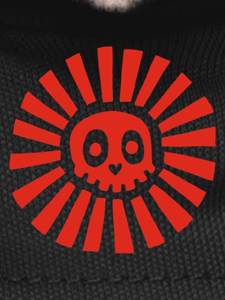 Red Sunny Skull