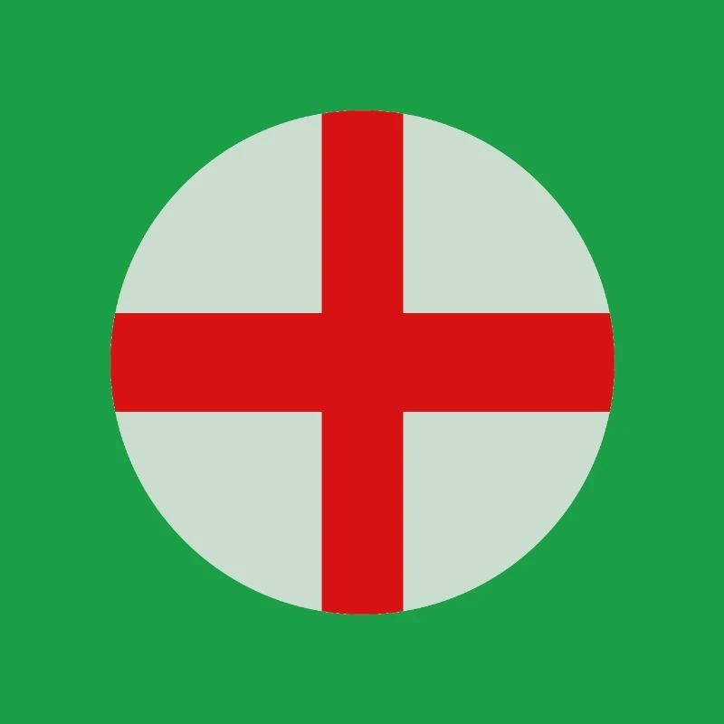 Drapeau rond anglais