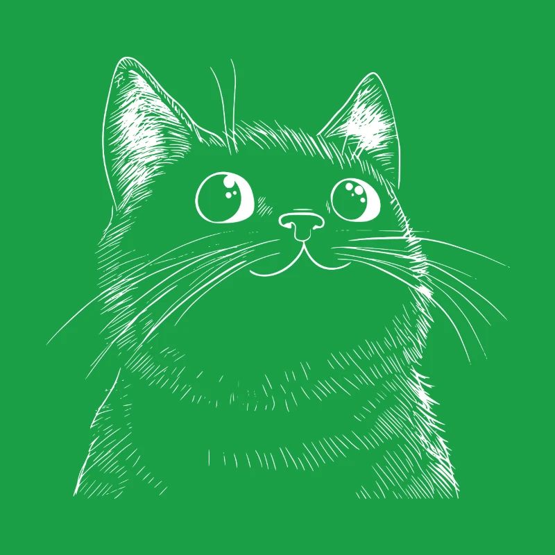 Funny Cat Sketch