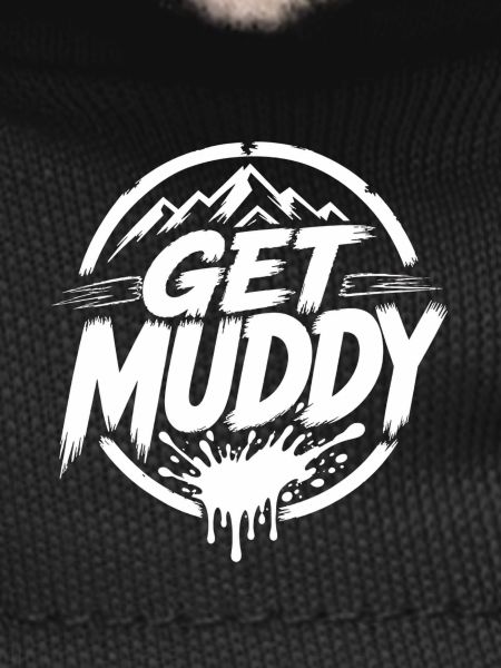 Get Muddy - White Logo