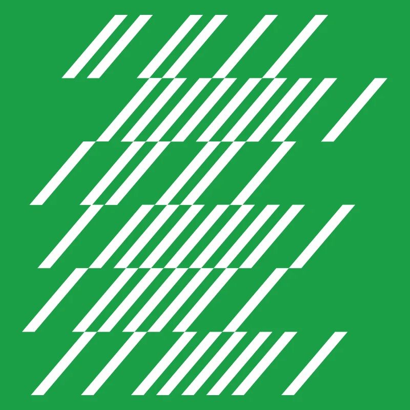 Diagonal Stripe Geom Pattern