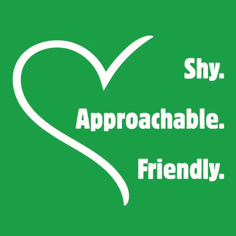 Flirteurs introvertis timides amicaux accessibles