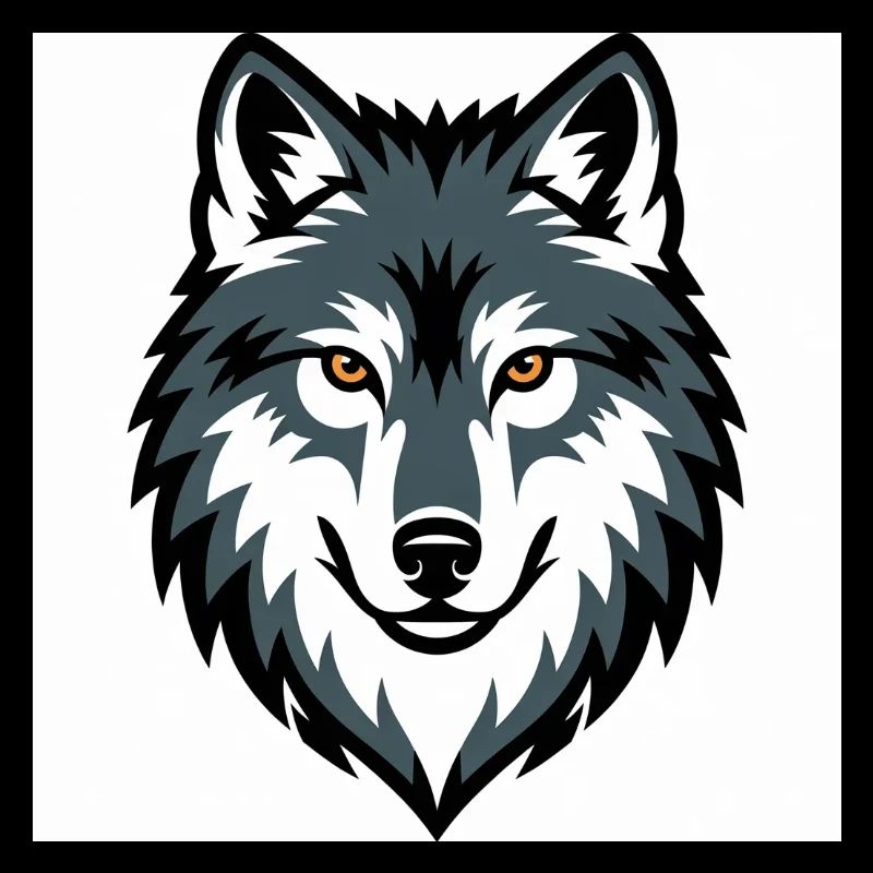 Wolf Graphic Emblem