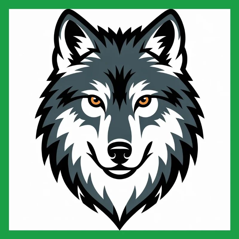 Wolf Graphic Emblem