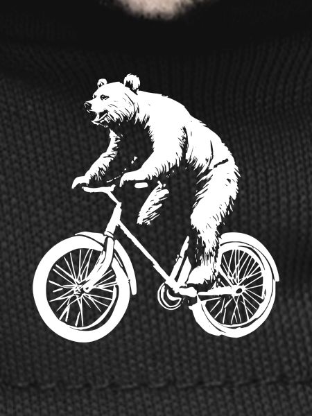Funny Bicycle Bear