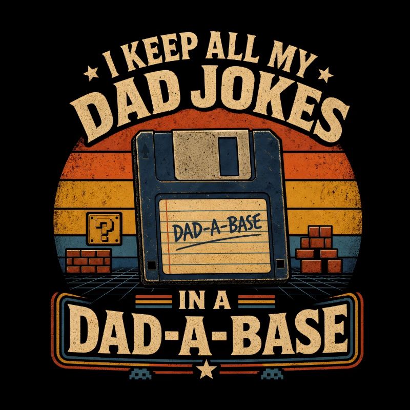 Je garde toutes mes blagues de papa dans une base de papa – rétro