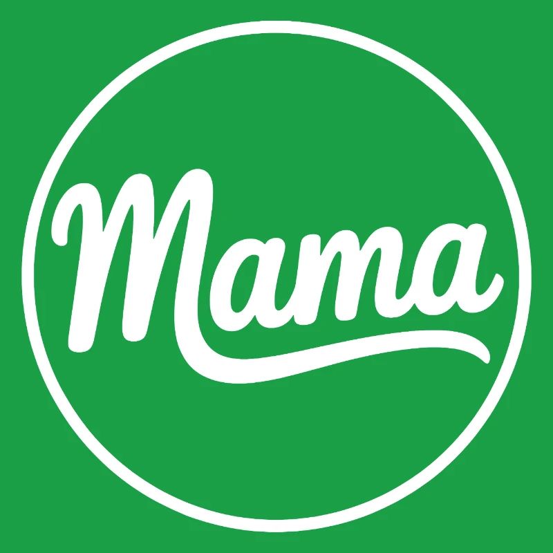 Mama Script Circle Logo T-Shirt