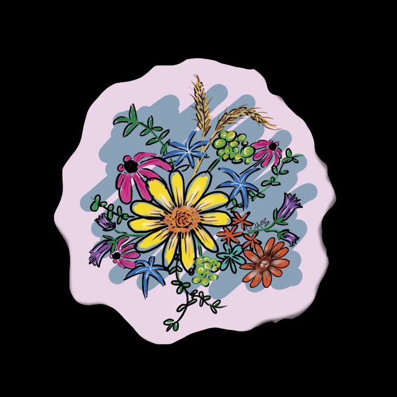Illustration de bouquet de fleurs coloré