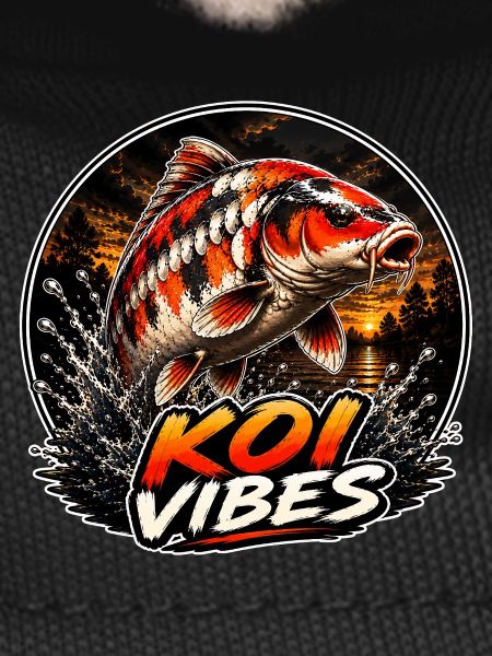 Koi Vibes Sunset Carp Design