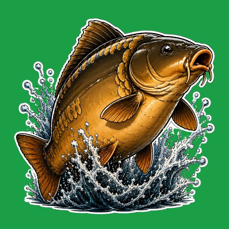 Design de pêche à la crape miroir