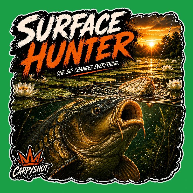 Conception de la pêche à la carpe de chasse de surface