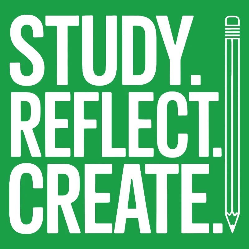 Study Reflect Erstellen Sie Bleistifttypografie