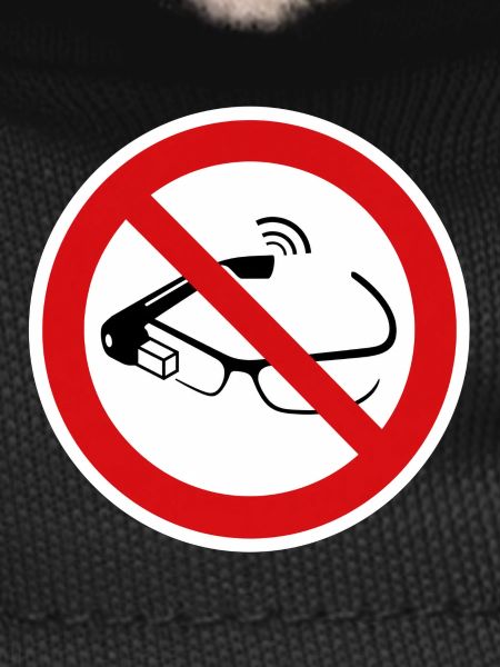 Smart glasses prohibited