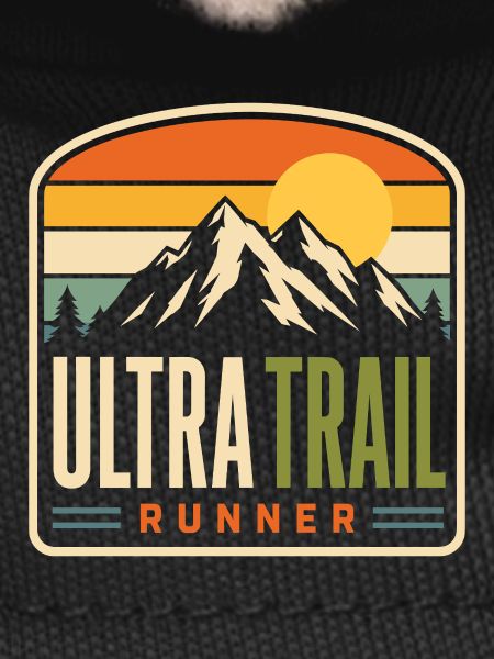 Ultra Trail Runner Mountain Sunset